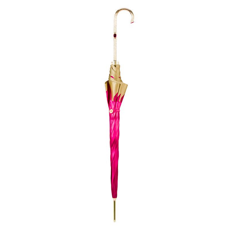 PASOTTI Ombrello Da Donna Flower Petalo Fuxia Interno Sfumato Fuxia  189*21065/30*21284-18*P5