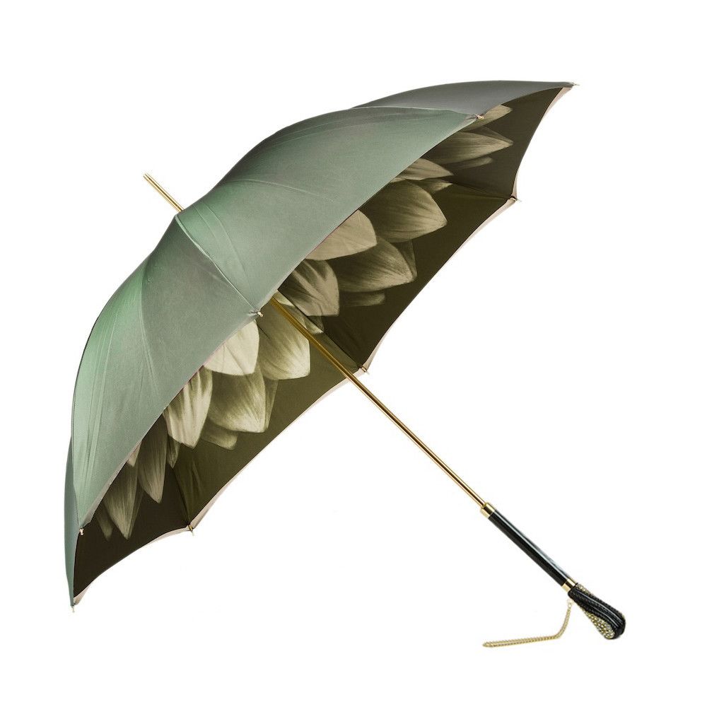 PASOTTI Ombrello Da Donna Flower Verde Bosco Interno Petalo Verde  189*21284-5*21273-6*S8