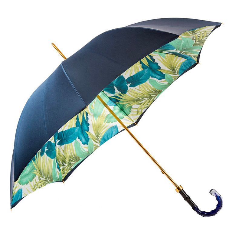 PASOTTI Ombrello Da Donna Flower Blu Interno Tropicale Blu  189*31*5Z066/2*N5