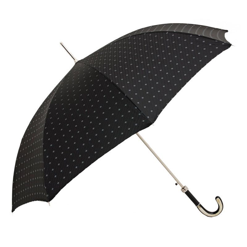 PASOTTI Ombrello Da Uomo Lux Nero Motivo Cravatta  478*6279/1**N60