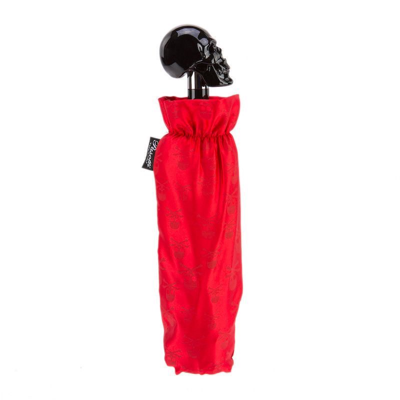 PASOTTI Ombrello Da Donna Compact Rosso Teschi  257TE*PRT*W33
