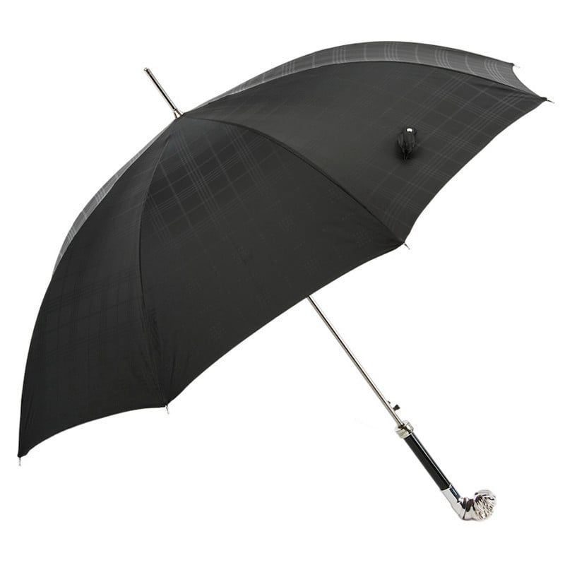PASOTTI Ombrello Da Uomo Lux Scozzese Nero  478*6434-19**W38