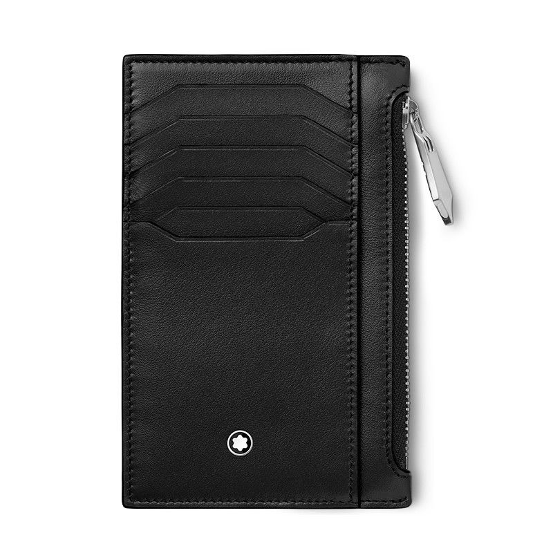 MONTBLANC Custodia Meisterstück 8 Scomparti Nero con Tasca e Con Cerniera  129686