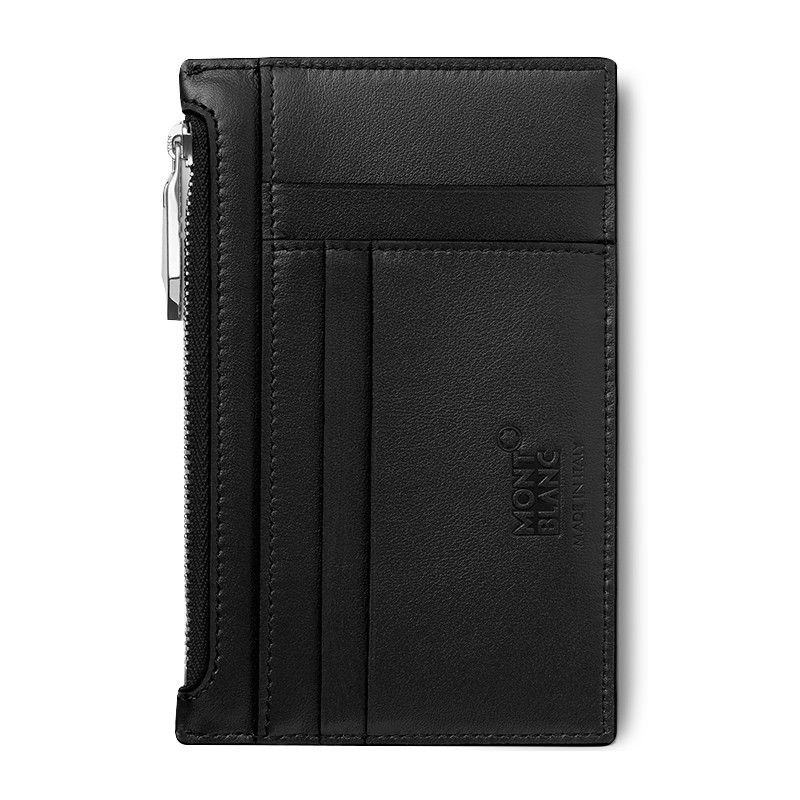 MONTBLANC Custodia Meisterstück 8 Scomparti Nero con Tasca e Con Cerniera  129686