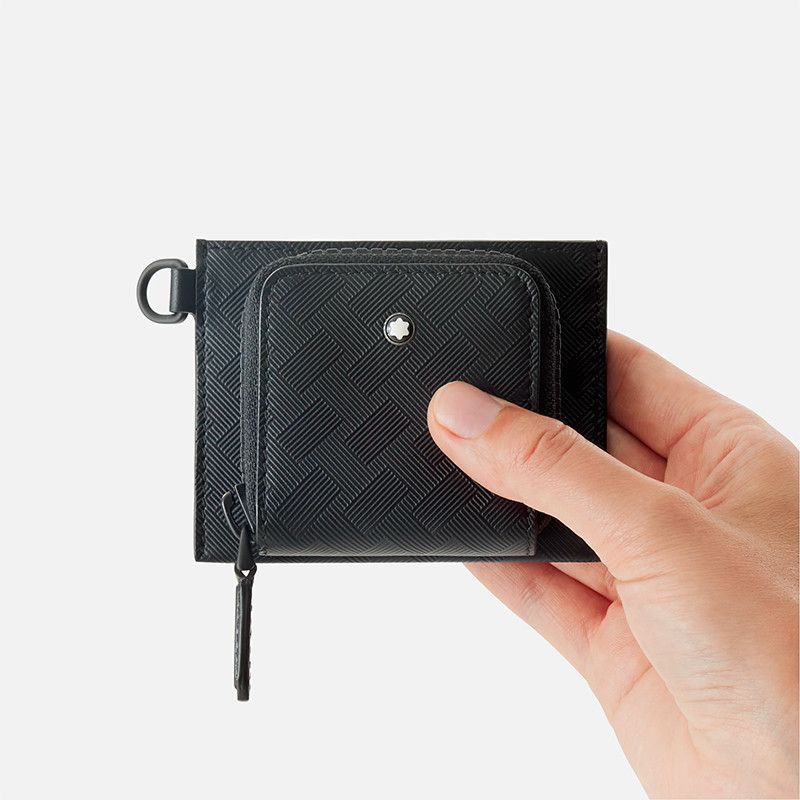 MONTBLANC Portacarte Extreme 3.0 3 Scomparti Nero Con Tasca  129982