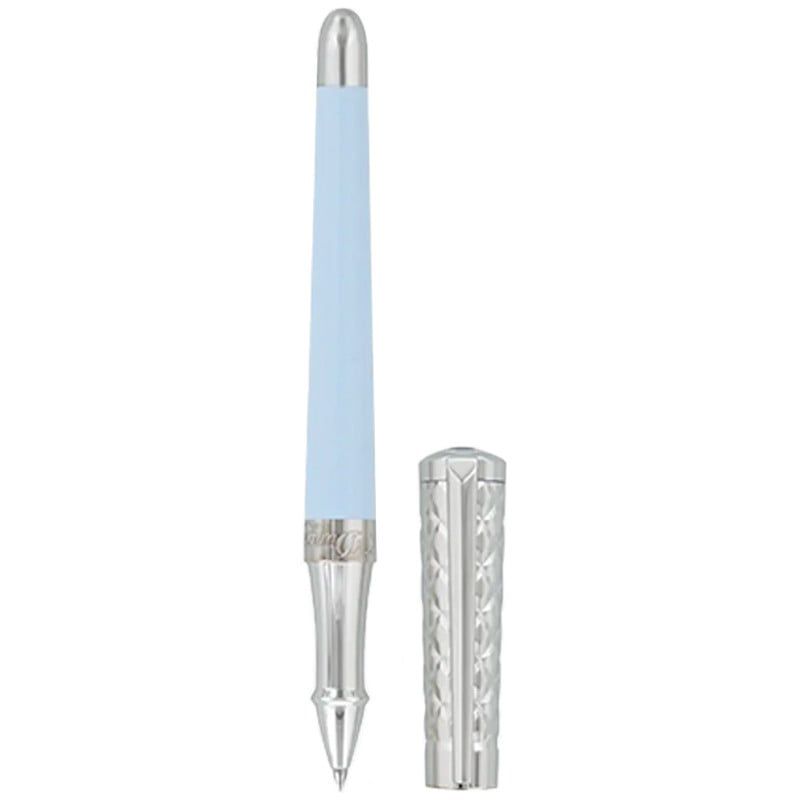 S. T. DUPONT Penna Roller Liberté Lacca Blu / Rodio  462679