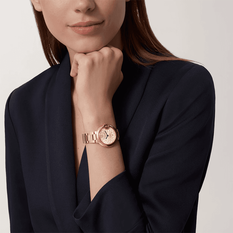 CARTIER Ballon Bleu De Cartier, Oro Rosa 33 MM WGBB0054