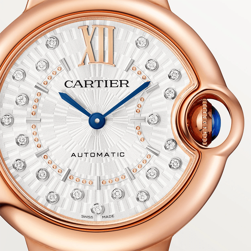 CARTIER Ballon Bleu De Cartier, Oro Rosa, Pelle 36 MM WGBB0053