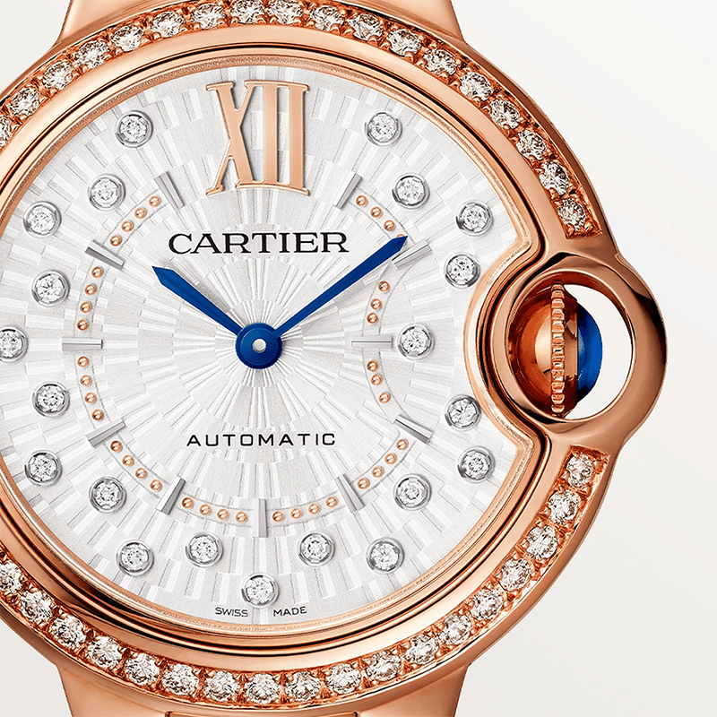 CARTIER Ballon Bleu De Cartier, Oro Rosa, Diamanti 33 MM WJBB0082