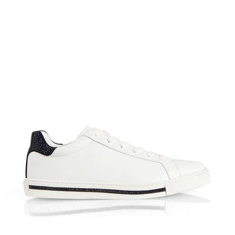 Rene Caovilla Xtra - Sneakers In Pelle Bianco  C09061-015-CAP1V517
