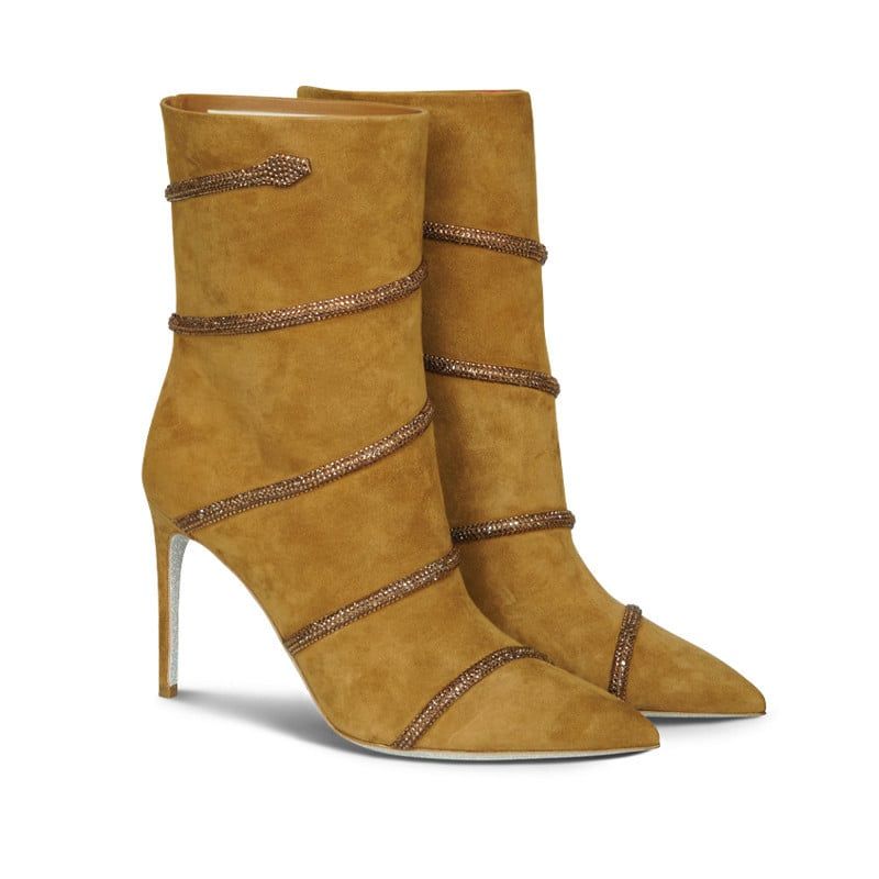 RENE CAOVILLA Morgana - Stivaletto Marrone Chiaro  C11493-100-C001X084