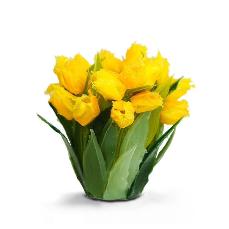 GIGLIOLA SCAGLIOTTI Vaso In Silicone Tully Gialli Edizione Astrua 27 CM X H 27 CM VASES004