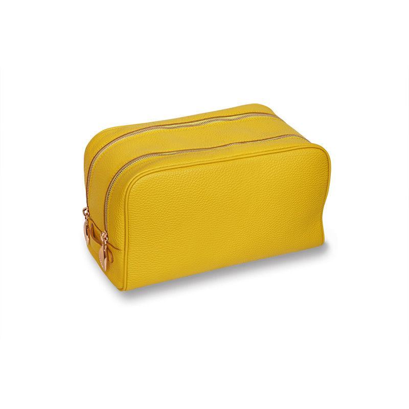 ASTRUA Creazioni Beauty Case In Pelle Grana Dollaro Ananas  BC2PGD19-V302