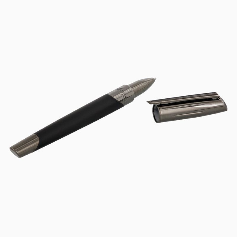 S. T. DUPONT Penna Roller Gun Metal e Nera Matte  402719