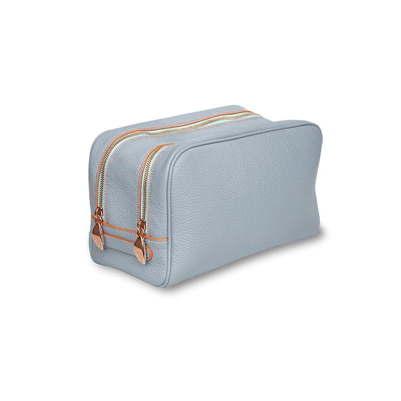 ASTRUA Creazioni Beauty Case In Pelle Grana Dollaro Waterfall  BC2PGD54-V302