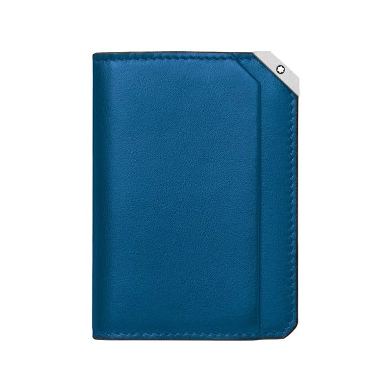 MONTBLANC Porta Biglietti Da Visita Meisterstück Urban Business Blu  124100
