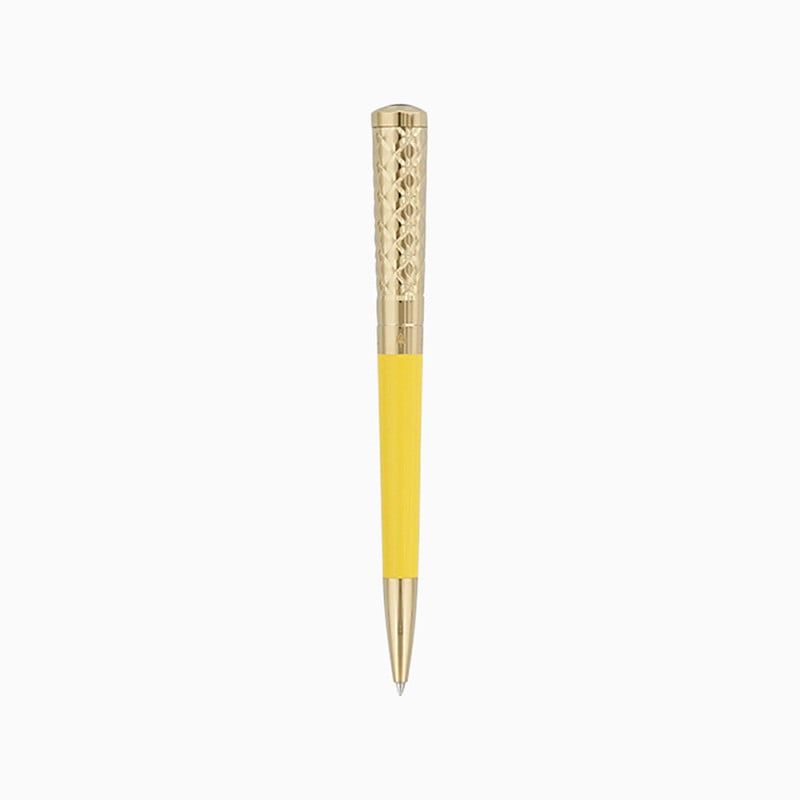 S. T. DUPONT Penna a Sfera Liberté Lacca Col. Vaniglia / Pvd oro Giallo  465280