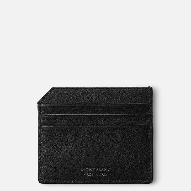 MONTBLANC Portacarte Meisterstück 6 Scomparti Selection Soft Nero  130049