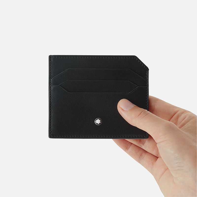 MONTBLANC Portacarte Meisterstück 6 Scomparti Selection Soft Nero  130049