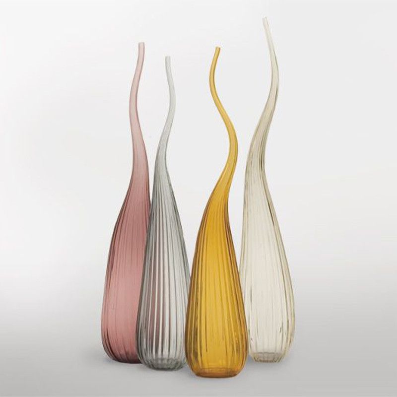SALVIATI Vaso Aria Grigio Kaiser Lucido Medium H 63 CM / Ø 12 CM 3684