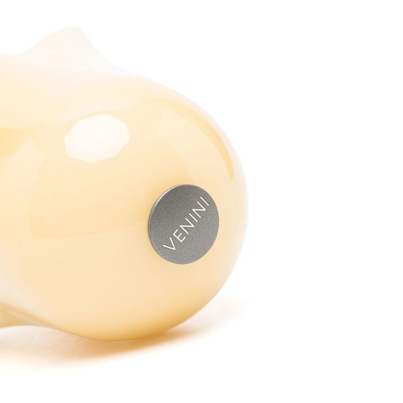 VENINI Lampada Da Tavolo Fantasmino Giallo Ambra/Lattimo  14 CM - H 18 CM 847.60