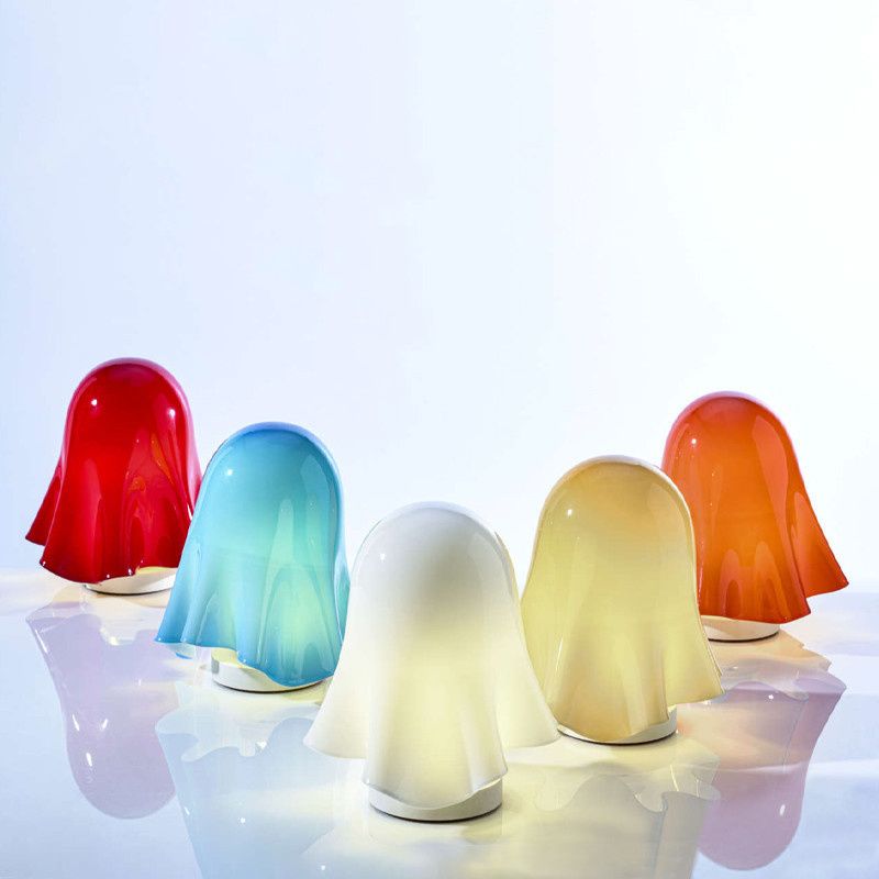 VENINI Lampada Da Tavolo Fantasmino Acquamare/Lattimo  14 CM - H 18 CM 847.60