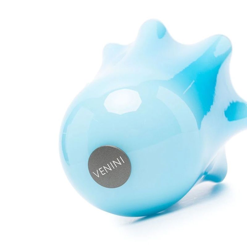 VENINI Lampada Da Tavolo Fantasmino Acquamare/Lattimo  14 CM - H 18 CM 847.60