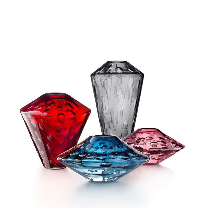 SALVIATI Vaso Millebolle Rosso Medium H 28 CM / Ø 26 CM 01436
