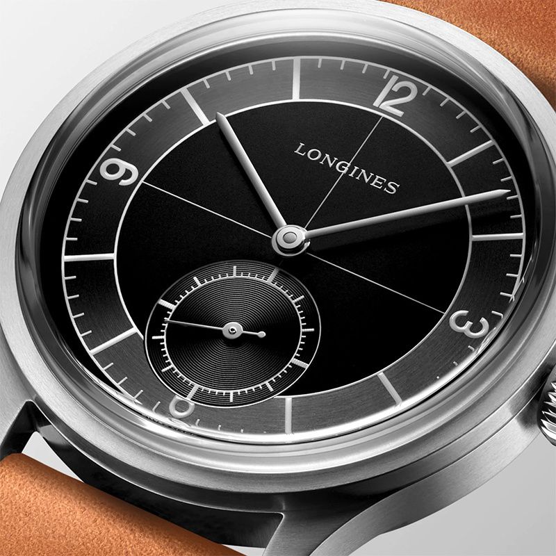 LONGINES Heritage Classic Sector Dial 38.5 MM L2.828.4.53.2