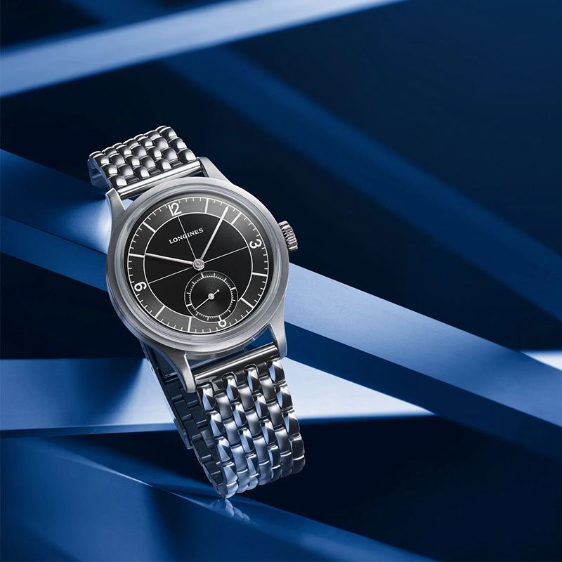 LONGINES Heritage Classic Sector Dial 38.5 MM L2.828.4.53.6