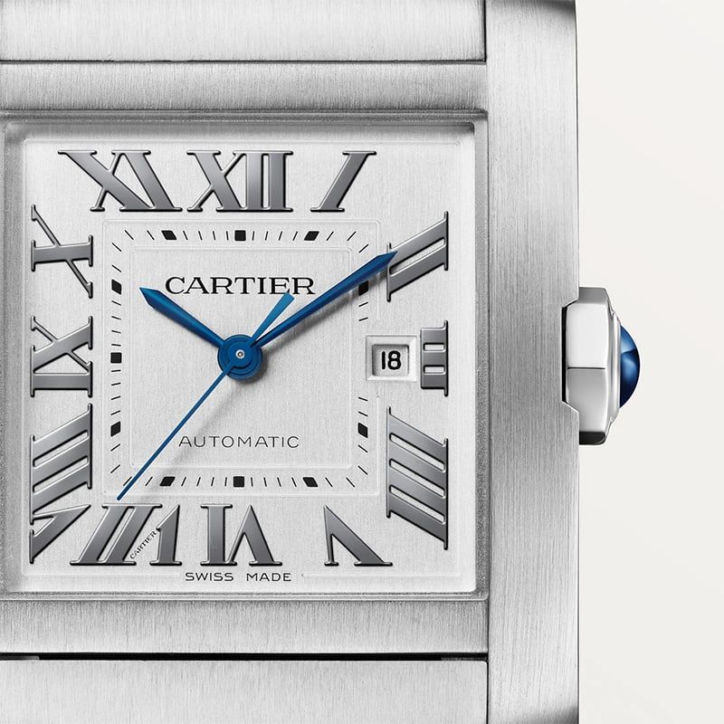 CARTIER Tank Française Modello Grande, Acciaio 36.7 X 30.5 MM WSTA0067