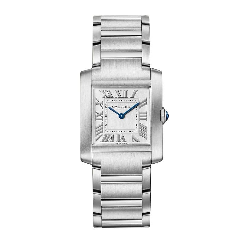 CARTIER Tank Française Modello Medio, Acciaio 32 X 27 MM WSTA0074