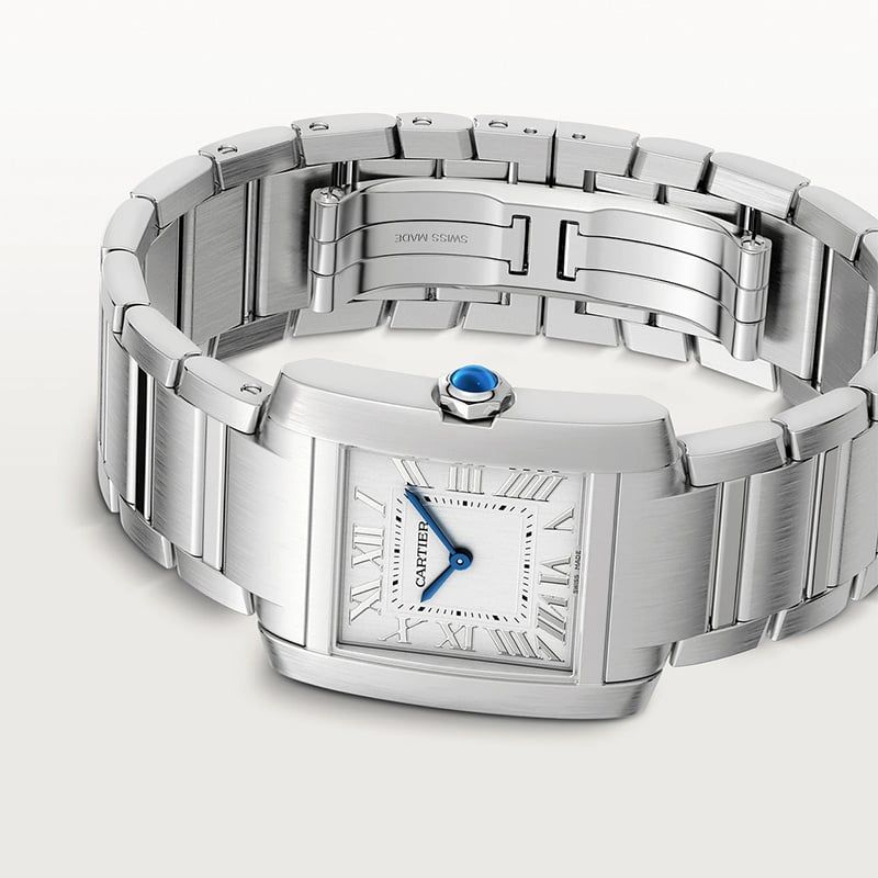 CARTIER Tank Française Modello Medio, Acciaio 32 X 27 MM WSTA0074