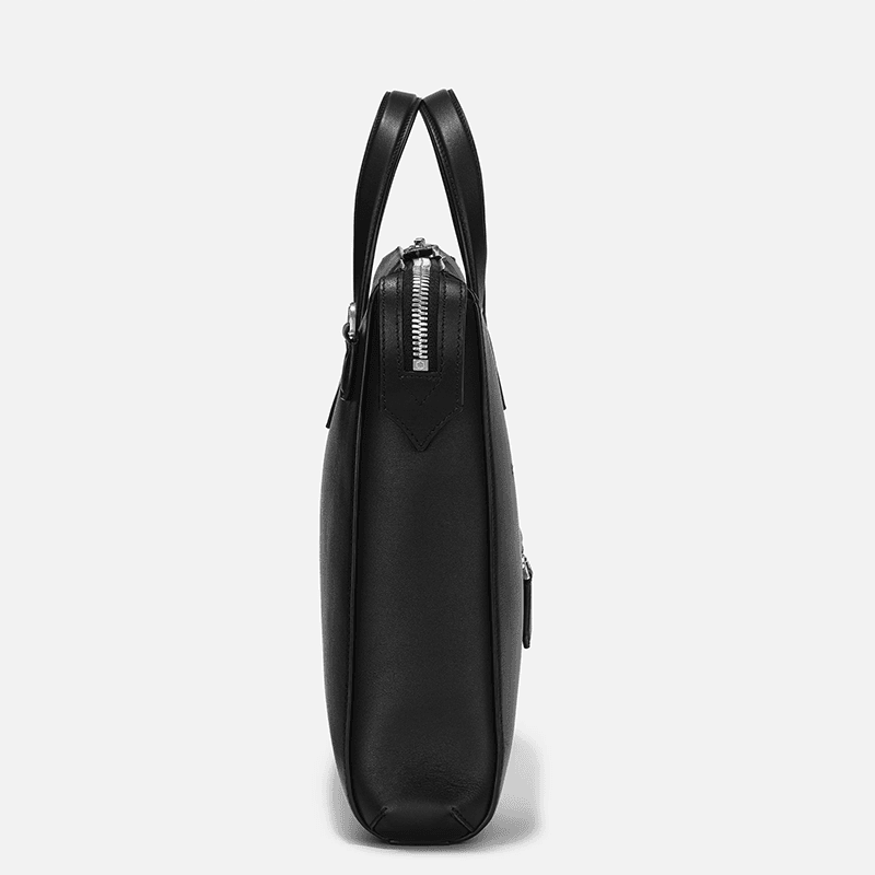 MONTBLANC Borsa Portadocumenti Sottile Meisterstück Selection Soft in Pelle Nera  130043