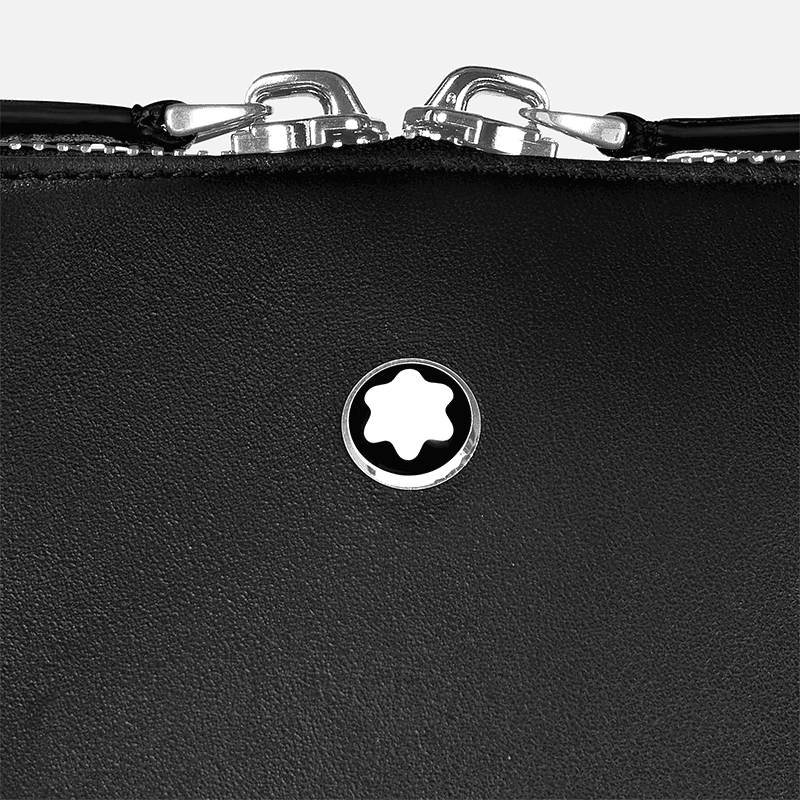 MONTBLANC Borsa Portadocumenti Sottile Meisterstück Selection Soft in Pelle Nera  130043