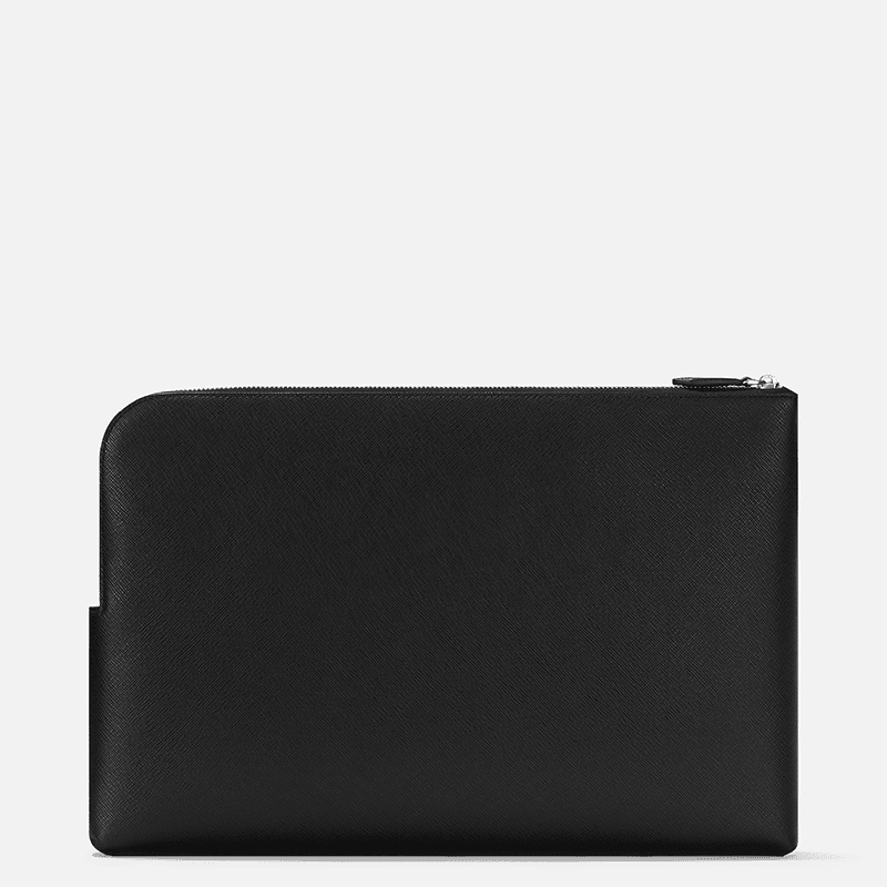 MONTBLANC Borsa Per Computer Portatile Sartorial in Pelle Nera  130281