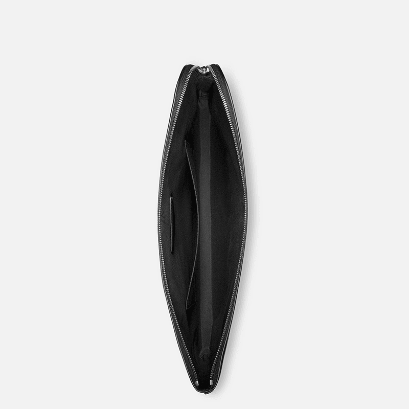 MONTBLANC Borsa Per Computer Portatile Sartorial in Pelle Nera  130281