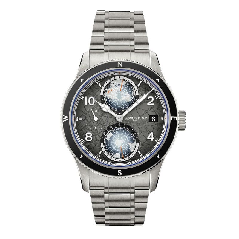 MONTBLANC 1858 Geosphere Chronograph 0 Oxygen The 8000 42 MM 130982