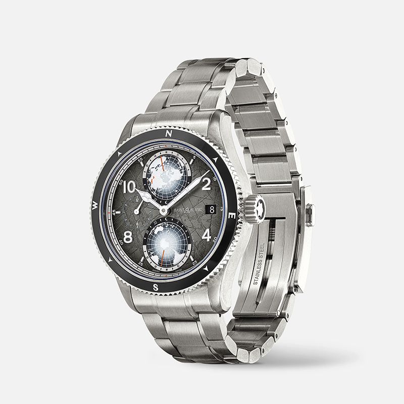 MONTBLANC 1858 Geosphere Chronograph 0 Oxygen The 8000 42 MM 130982