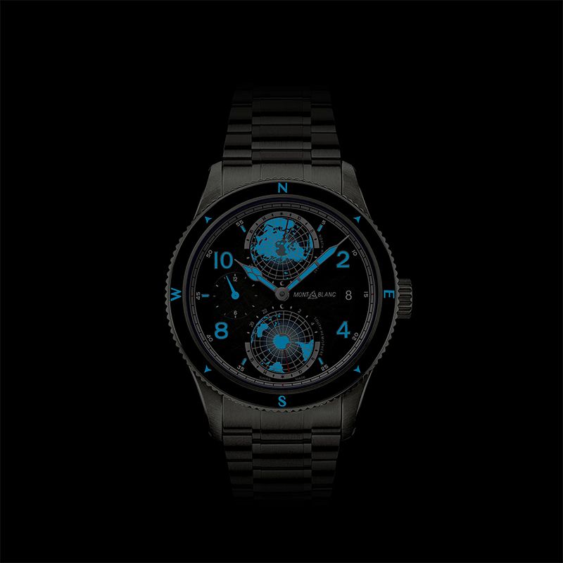 MONTBLANC 1858 Geosphere Chronograph 0 Oxygen The 8000 42 MM 130982