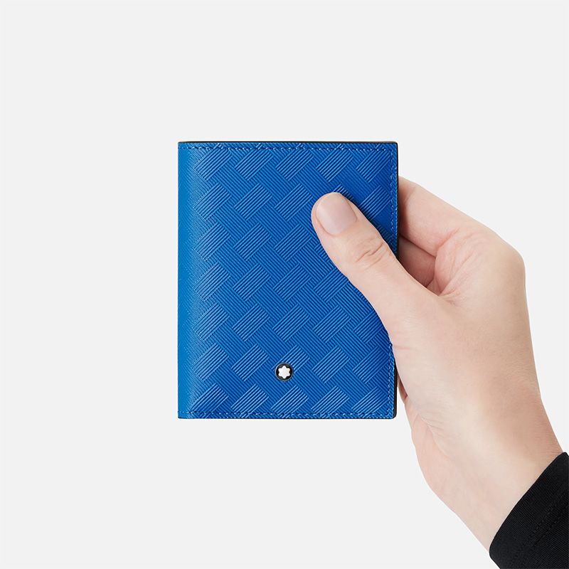 MONTBLANC Portafoglio Compatto 6 Scomparti Extreme 3.0 Blu  130233