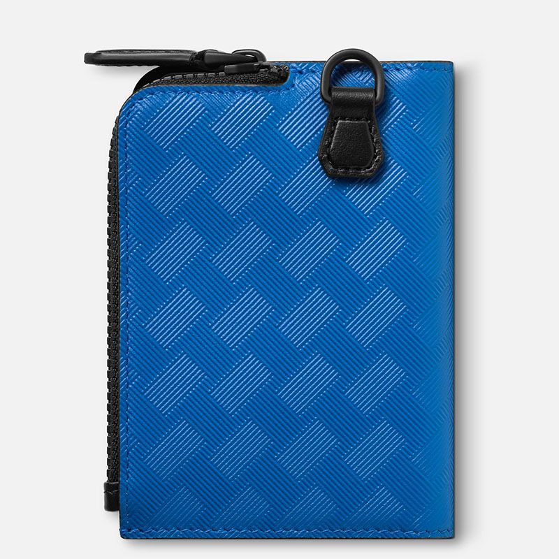 MONTBLANC Portacarte 3 Scomparti e Tasca Con Cerniera Extreme 3.0 Blu  130242