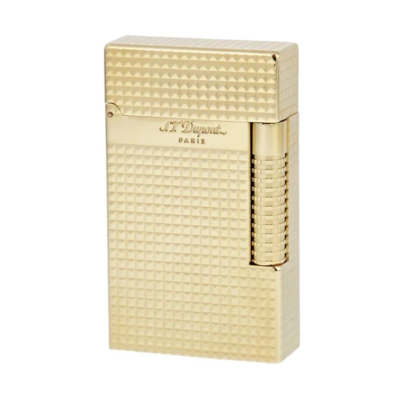 S. T. DUPONT Accendino Le New Grand Punta Di Diamante Oro Giallo  C23009