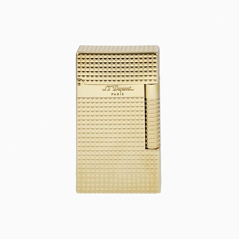 S. T. DUPONT Accendino Le New Grand Punta Di Diamante Oro Giallo  C23009