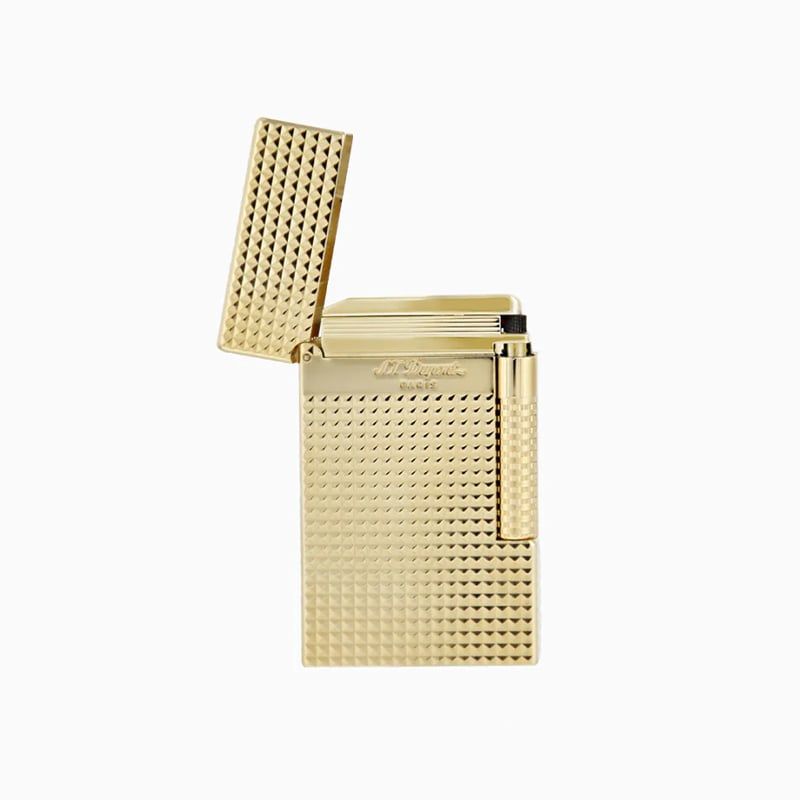 S. T. DUPONT Accendino Le New Grand Punta Di Diamante Oro Giallo  C23009