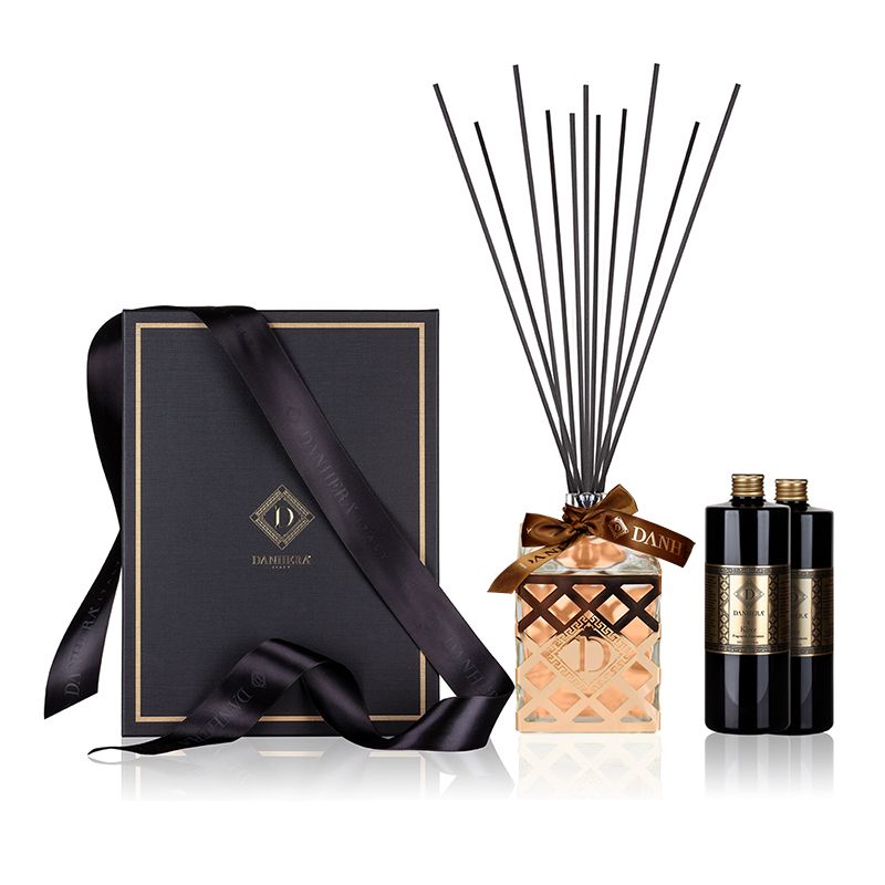DANHERA Profumatore D'Ambiente Efesto Jewels 24K Gold Rose Fragranza Sovrana 1000ml DANHEFE1000/ROSE/SOV