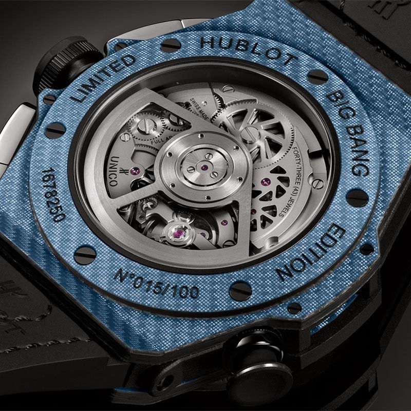 HUBLOT Big Bang Unico Golf Sky Blue Carbon 45 MM 416.YE.1120.VR