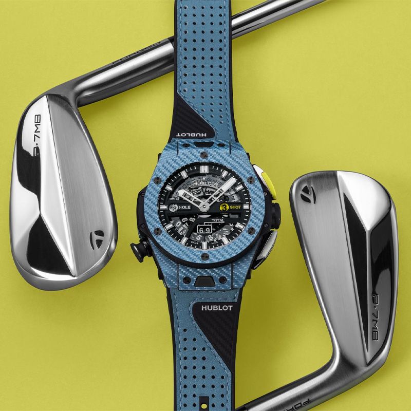 HUBLOT Big Bang Unico Golf Sky Blue Carbon 45 MM 416.YE.1120.VR