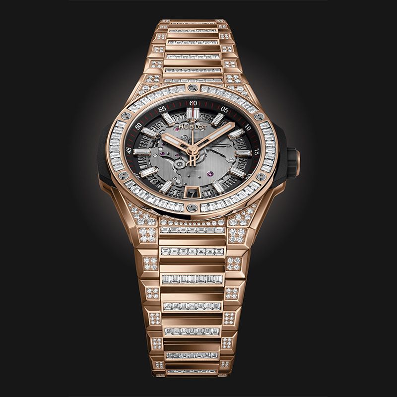 HUBLOT Big Bang Integrated Time Only King Gold Jewellery 40 MM 456.OX.0180.OX.9804