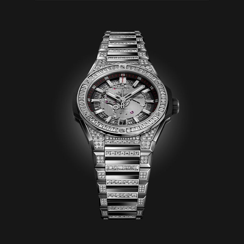 HUBLOT Big Bang Integrated Time Only Titanium Jewellery 40 MM 456.NX.0170.NX.9804